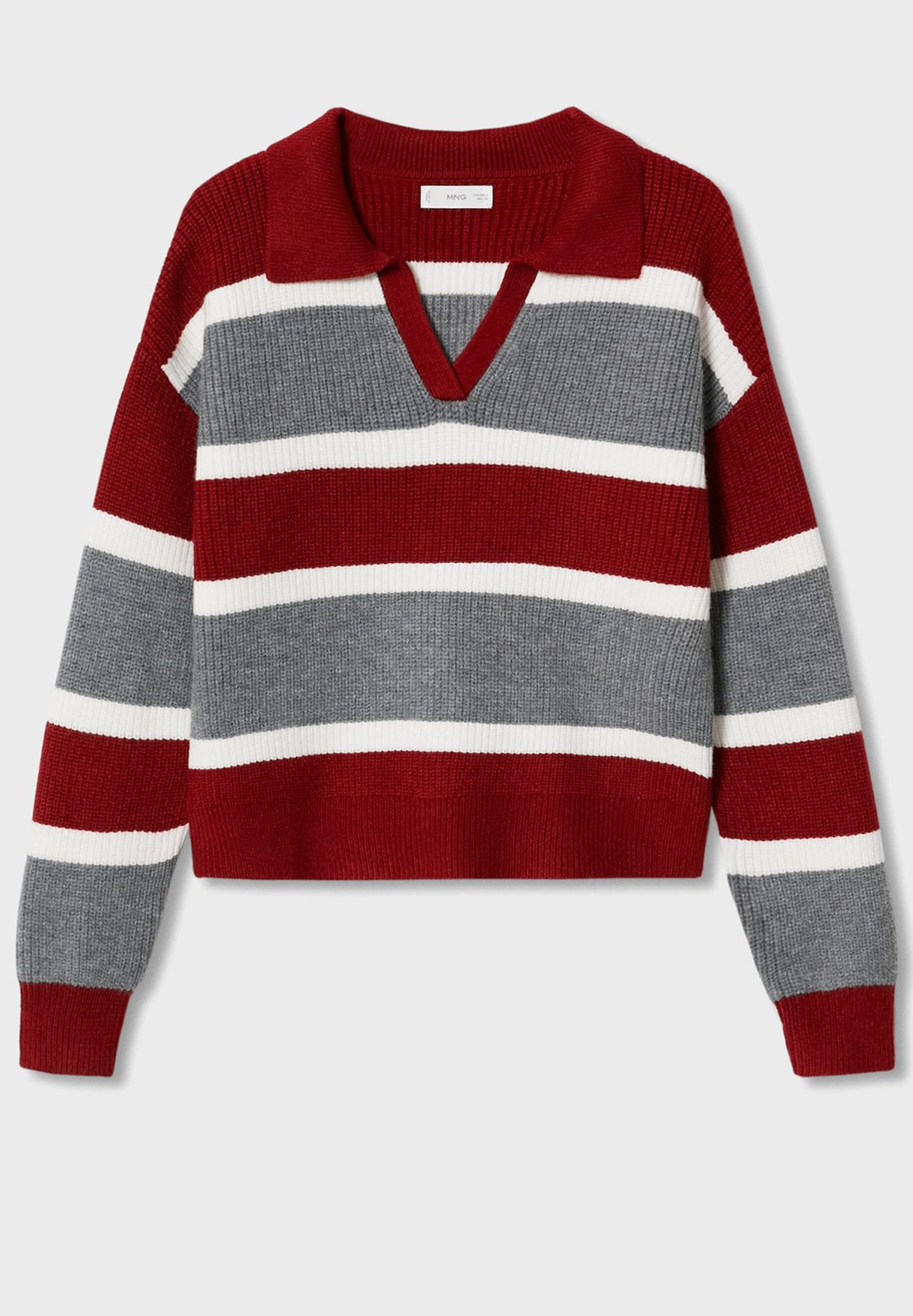 Youth Knitted V-Neck Sweater