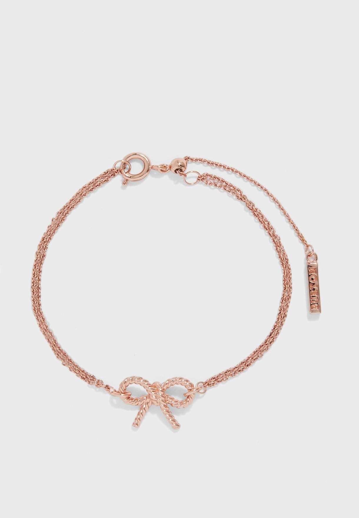 Vintage Bow Chain Bracelet