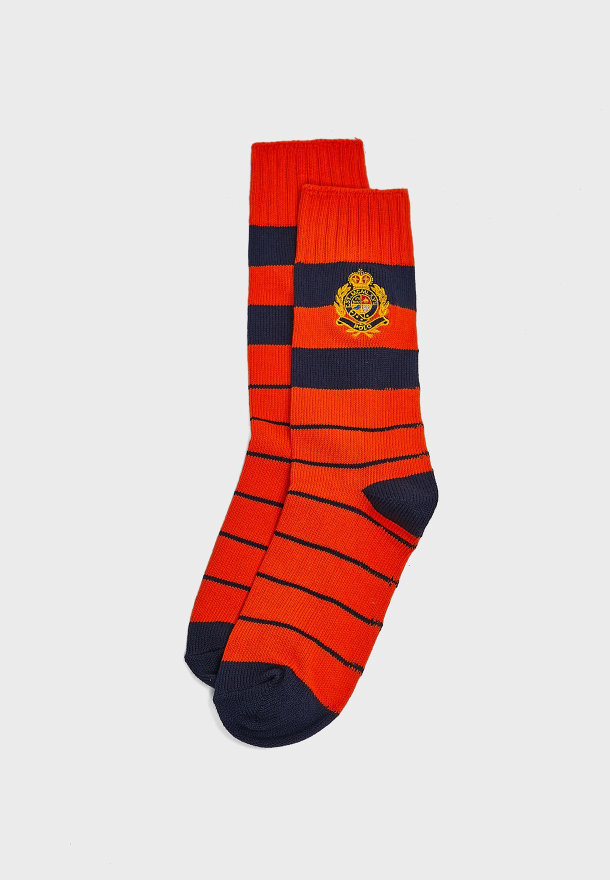 ralph lauren orange socks