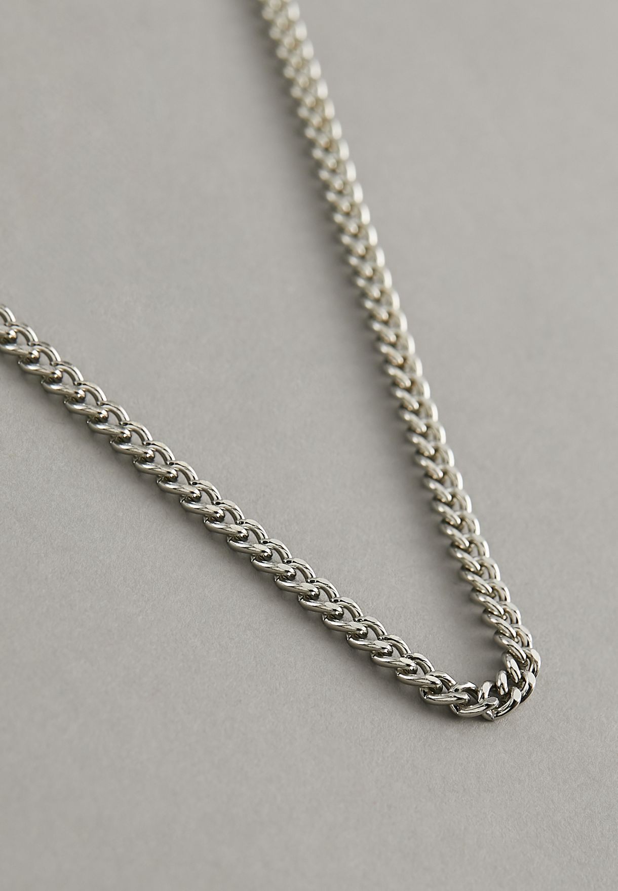 Micro Cuban Link Chain Necklace Set