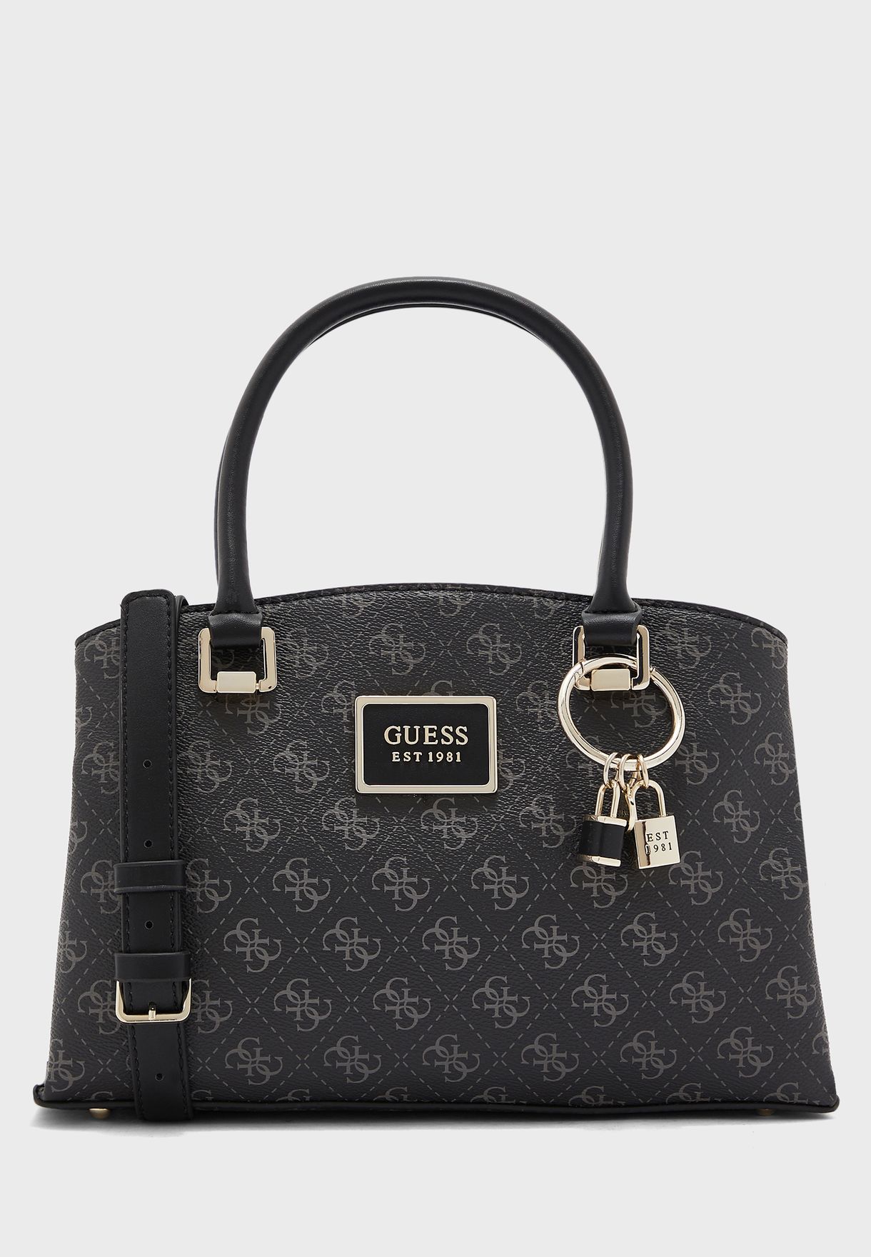 guess tyren girlfriend satchel