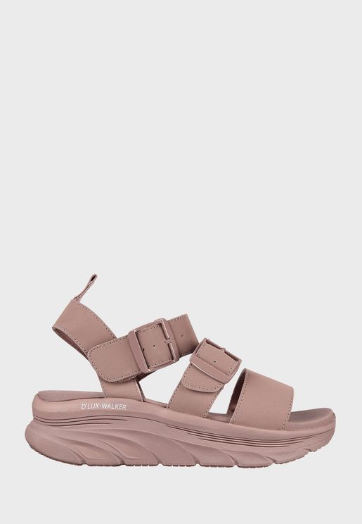 skechers leather sandals for women