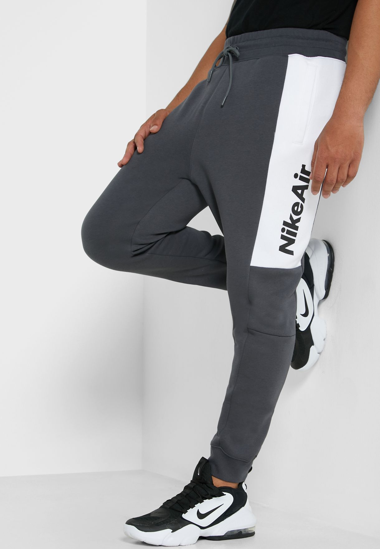 Buy Nike grey NSW Air Fleece Sweatpants 