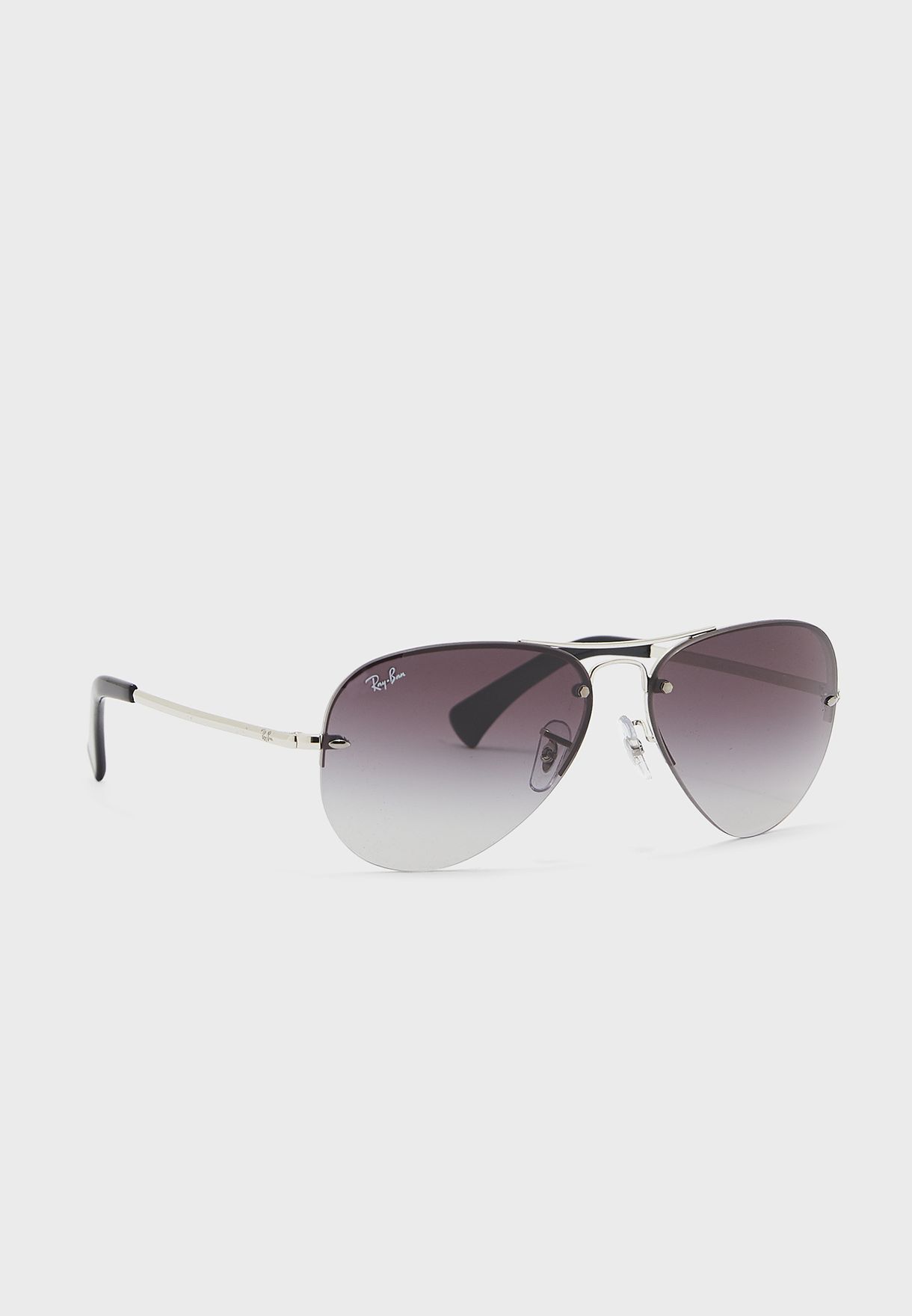 Buy Ray-Ban silver 0Rb3449 Aviator Sunglasses for Men in Dubai, Abu Dhabi