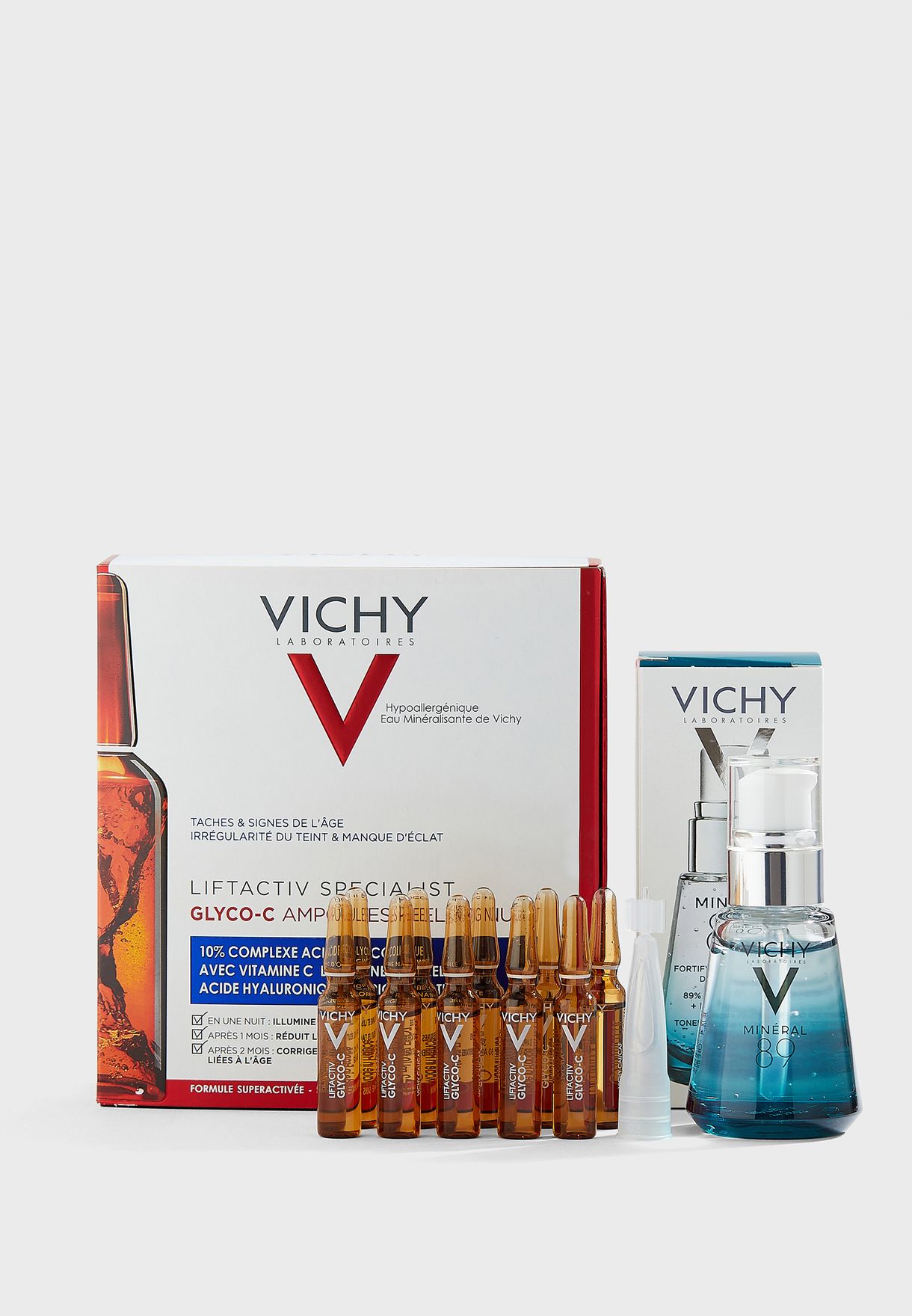 Liftactiv Glyco C 30 ampoules + Mineral 89 30ml Free (EXCLUSIVE)