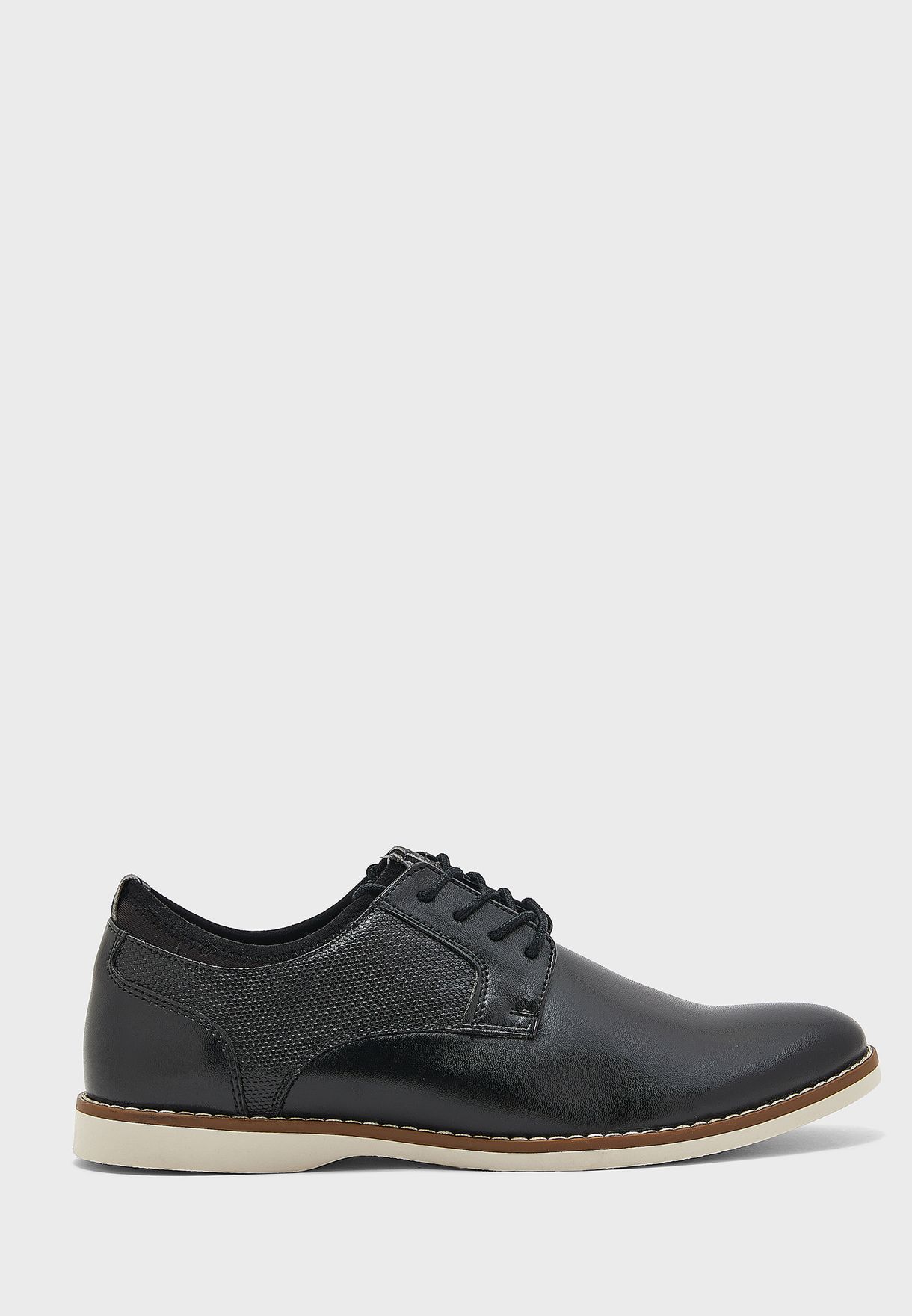 Leatherette Casual Lace Ups