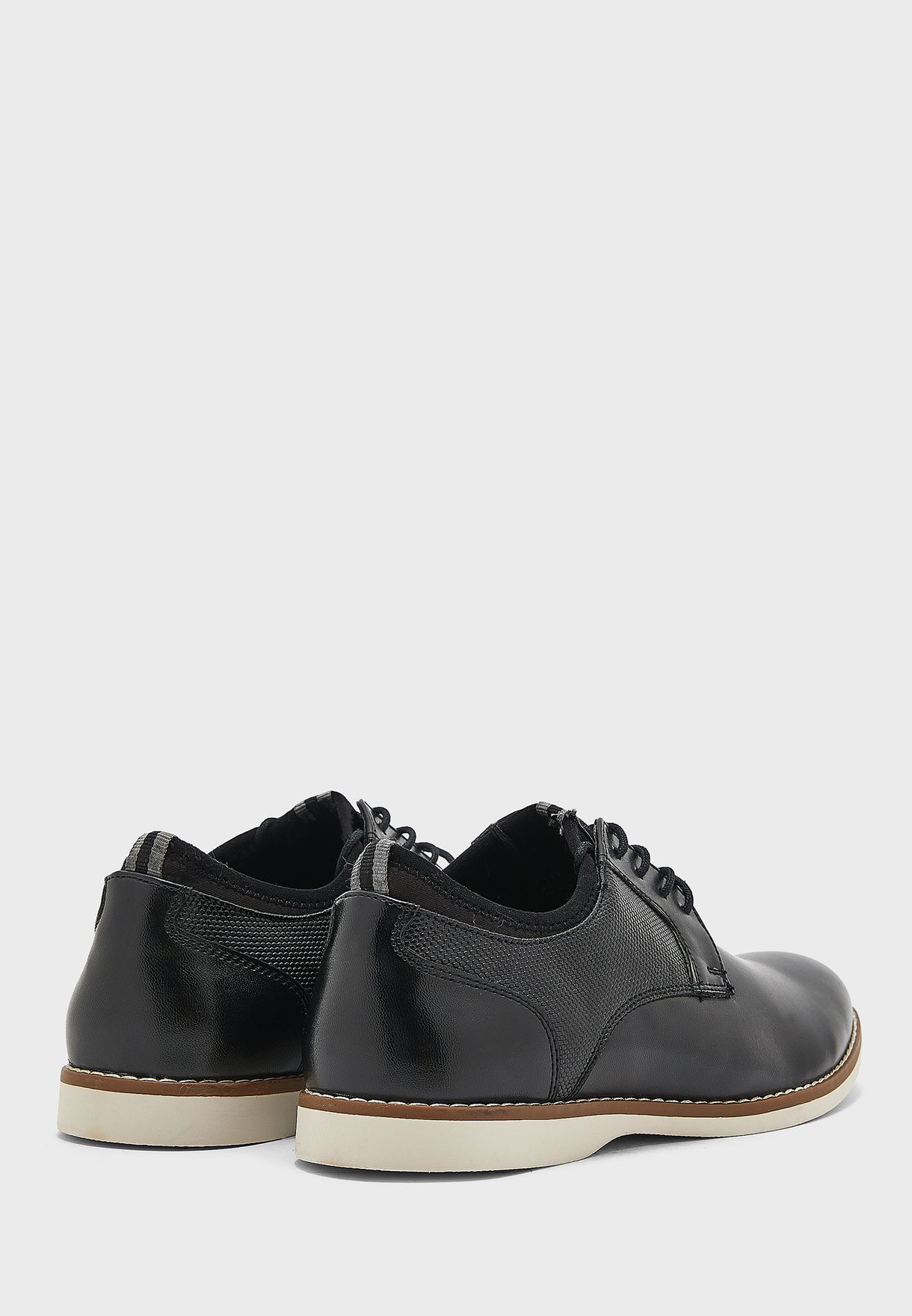 Leatherette Casual Lace Ups