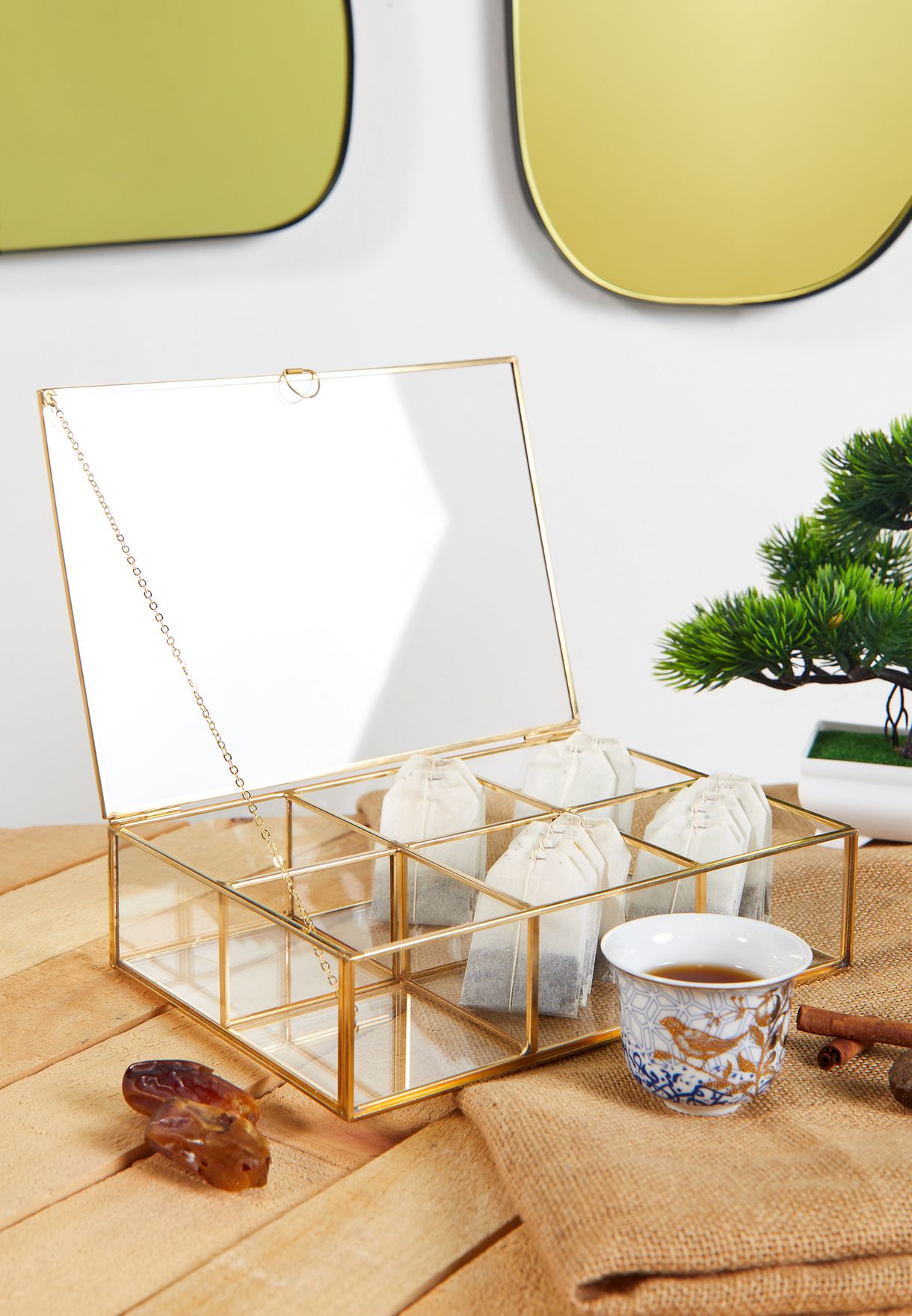 Glass Tea Storage Box