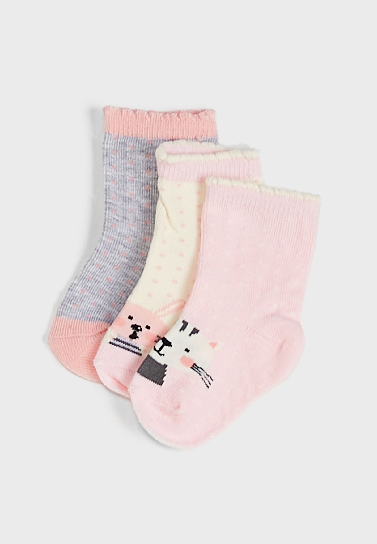 Youth 3 Pack Assorted Socks