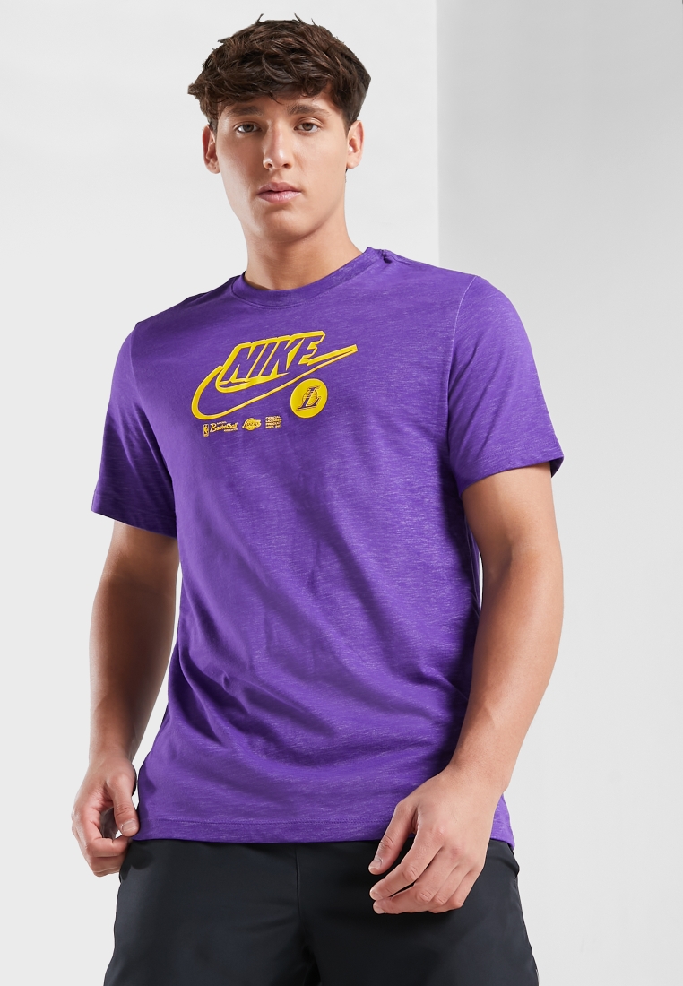 Buy Nike purple LA Lakers T-Shirt for Men in Manama, Riffa