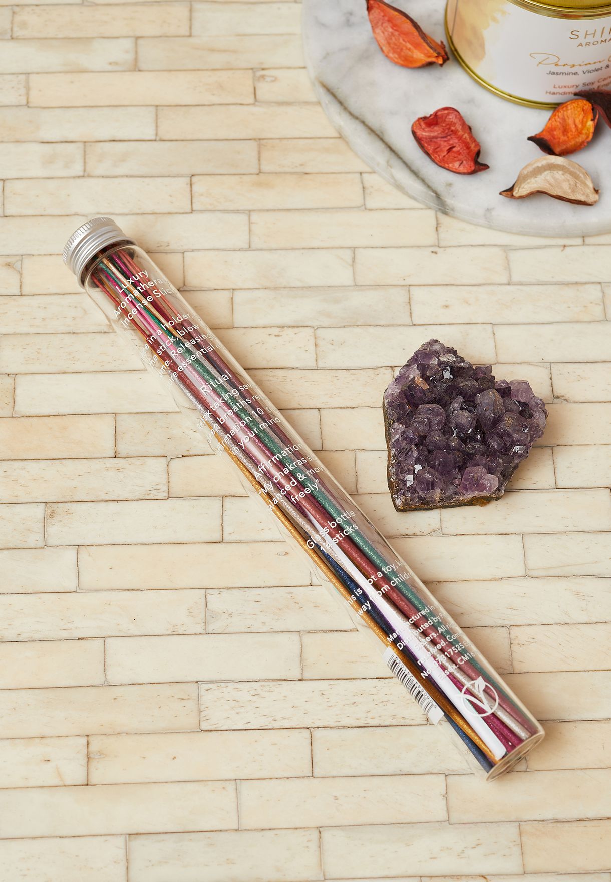 Incense Amethyst Gift Set