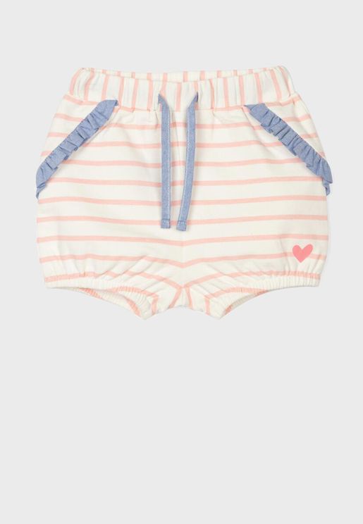 Infant Striped Shorts