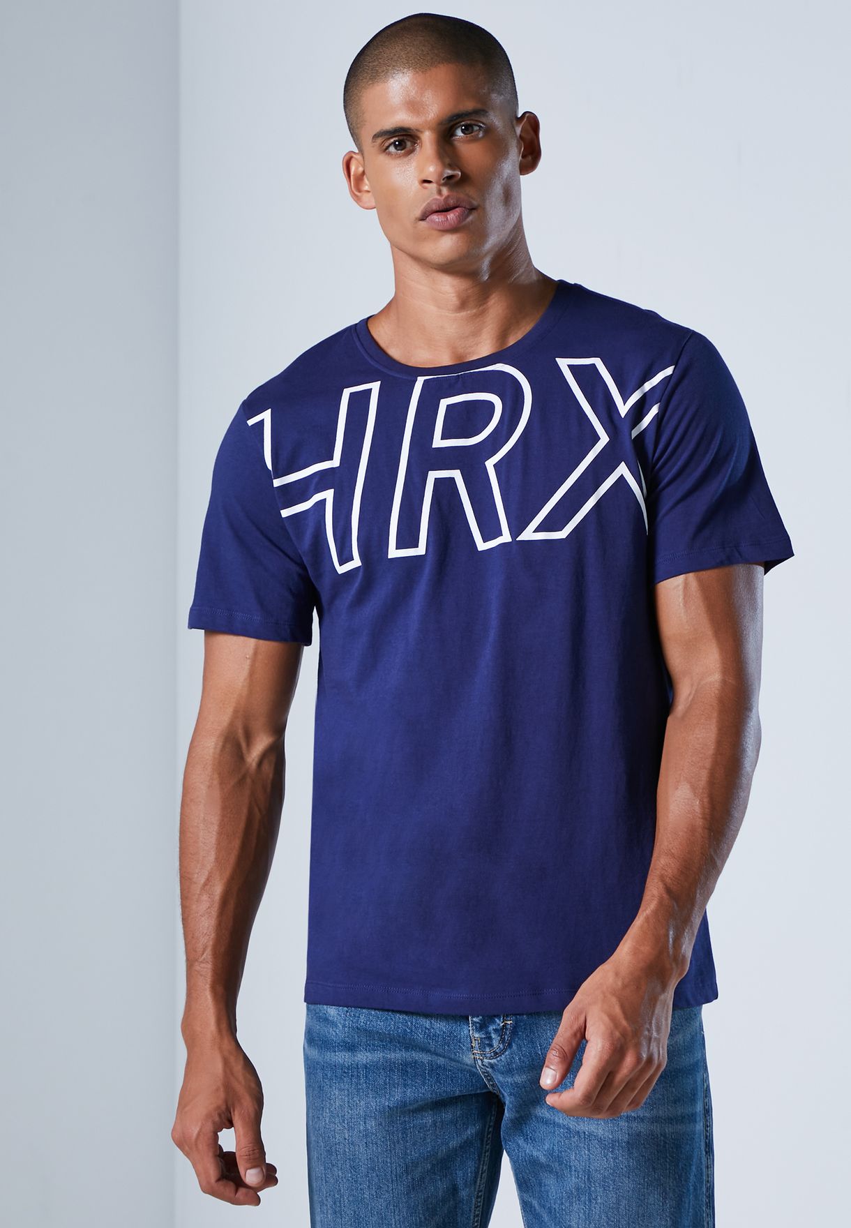 hrx polyester t shirt