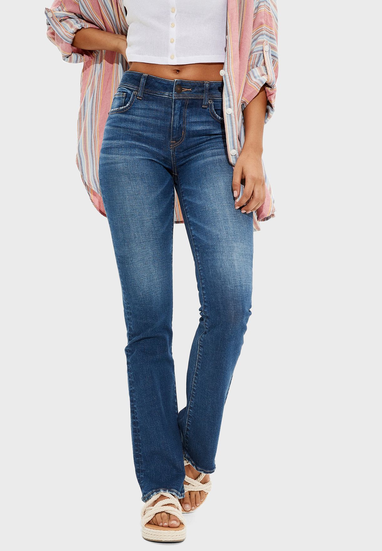 good american petite flare jeans