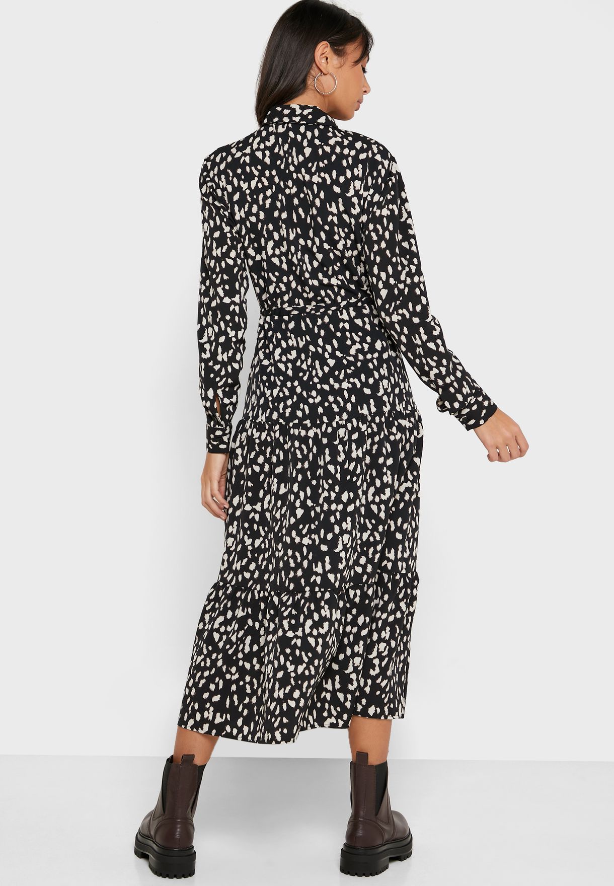 Download Buy Topshop Prints Layered Midi Dress For Women In Mena Worldwide 10t01rmon