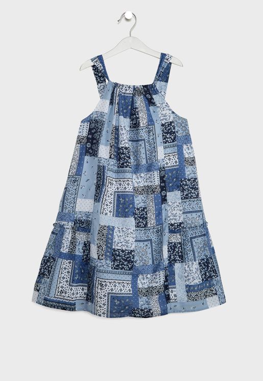فستان مطبع للاطفال