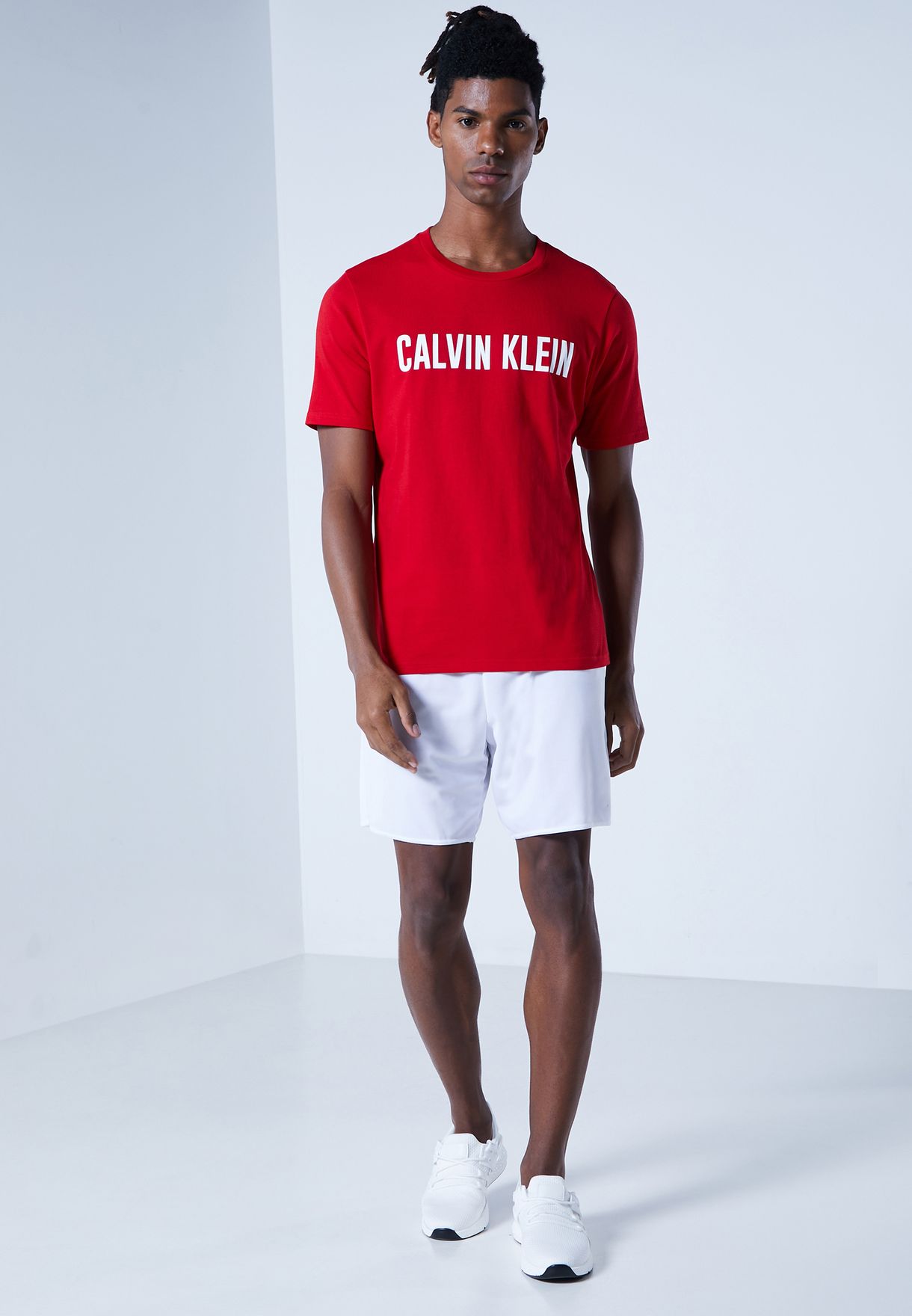 Buy Calvin Klein Performance Red Logo T Shirt For Men In Kuwait City Other Cities 00gmf0k243 649