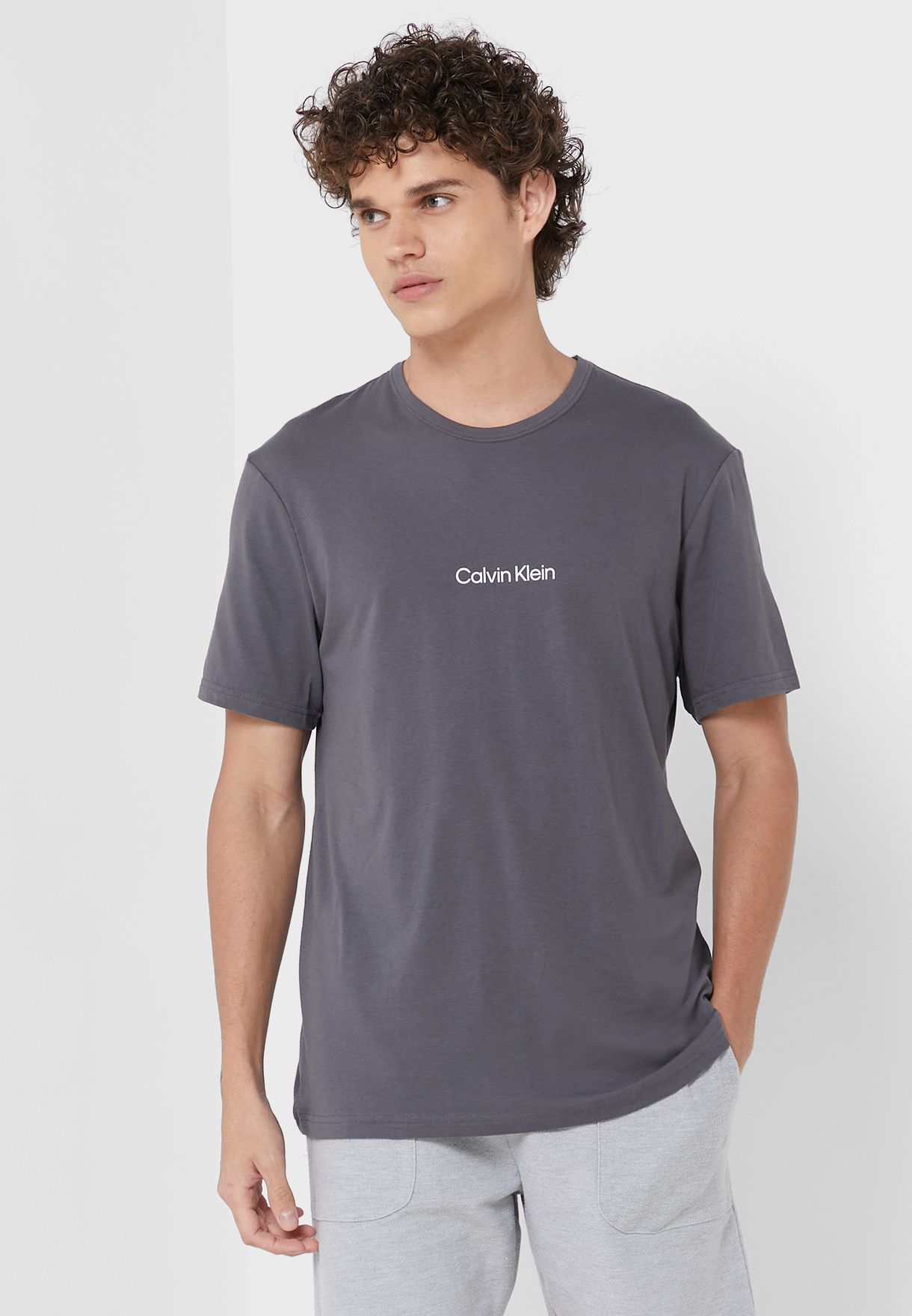 Logo Printed Crew Neck T-Shirt