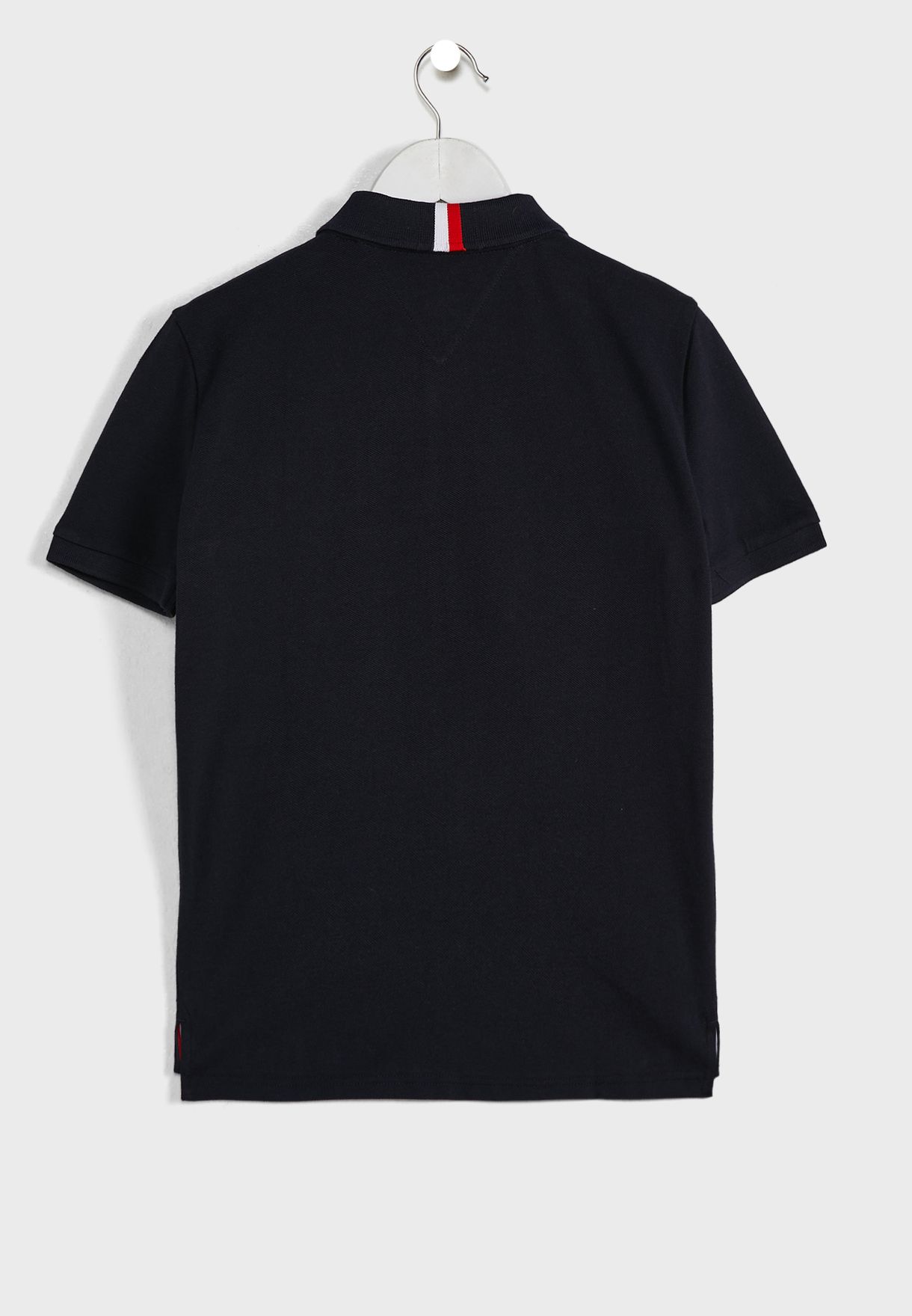 Youth Rib Insert Jacquard Polo