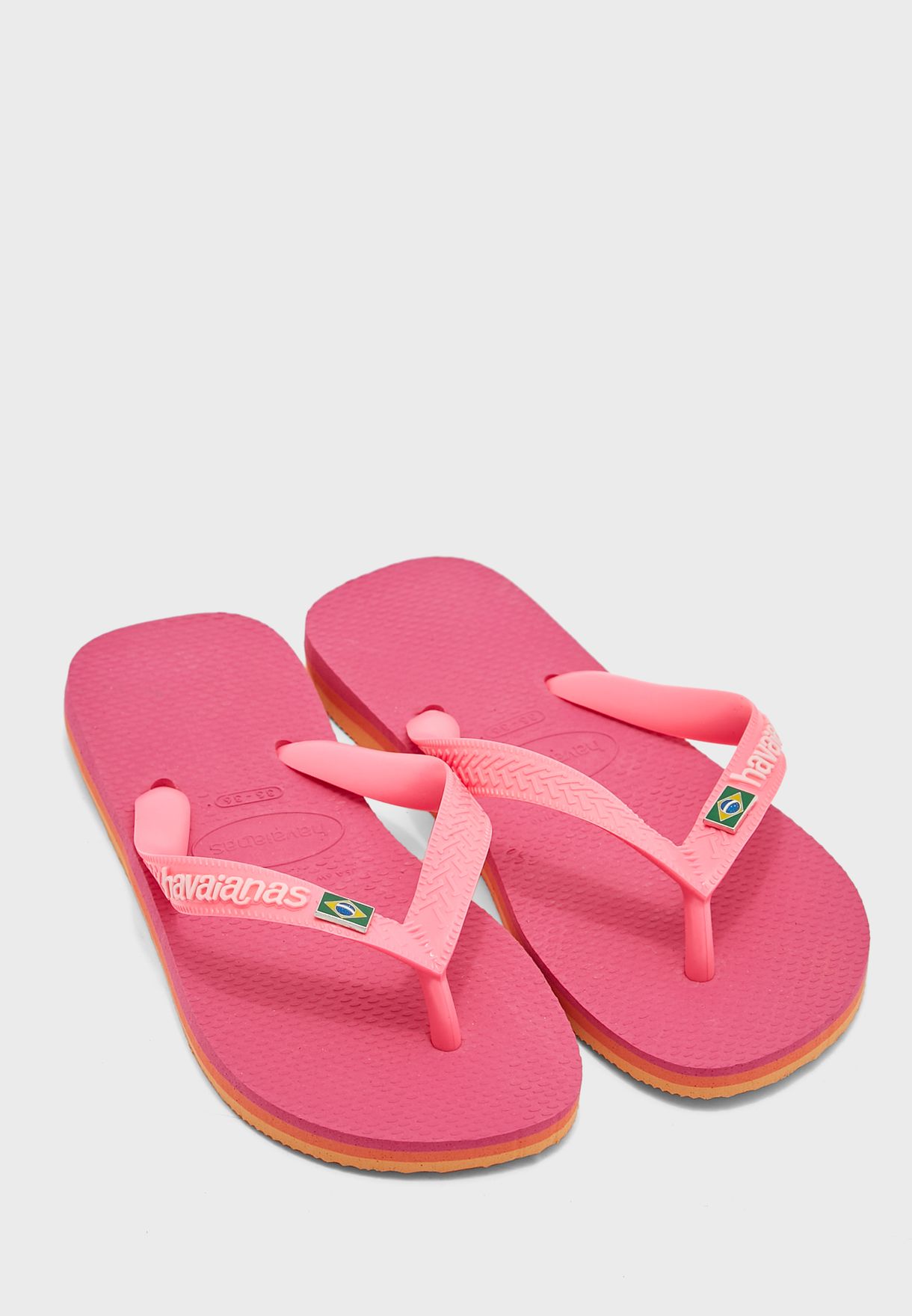Buy Havaianas pink Brasil Flip Flops Men in Worldwide