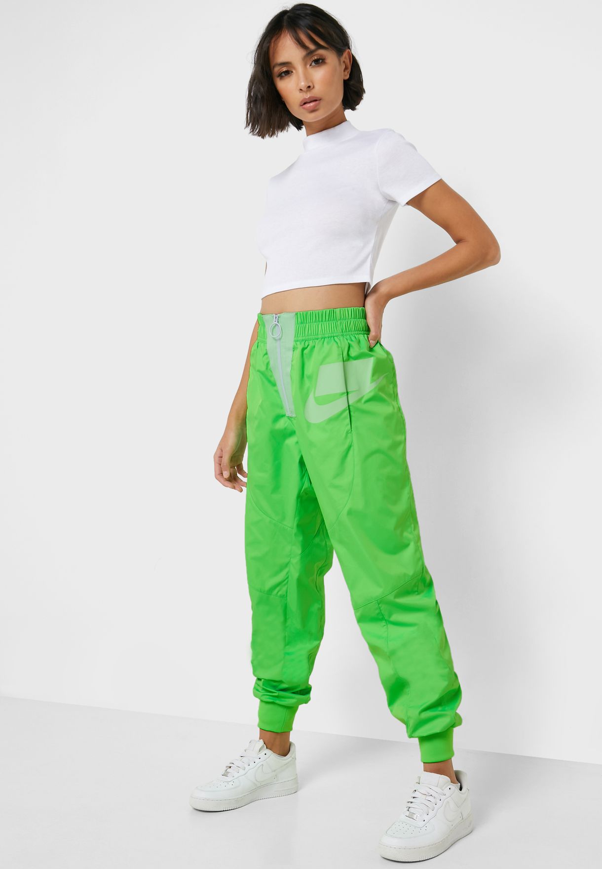 nike neon green pants
