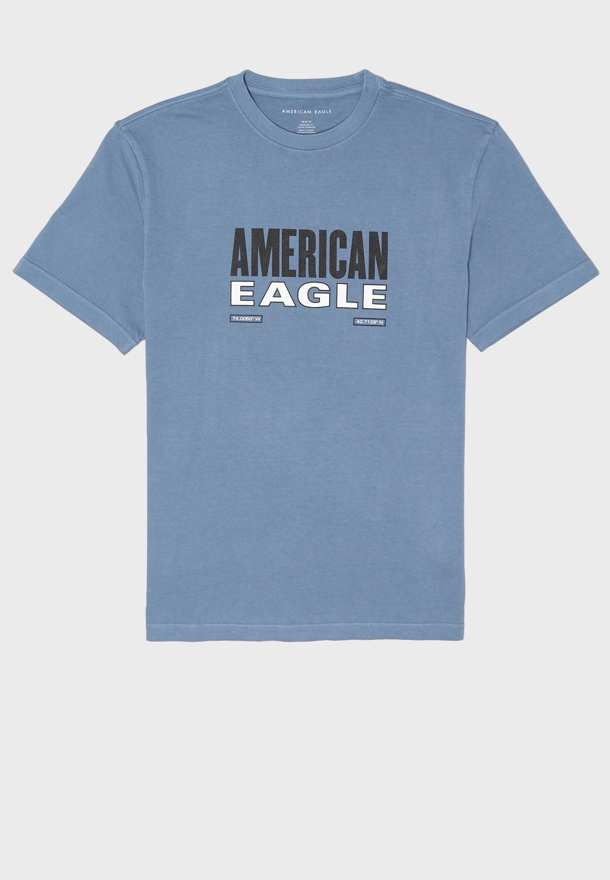 american eagle blue t shirt