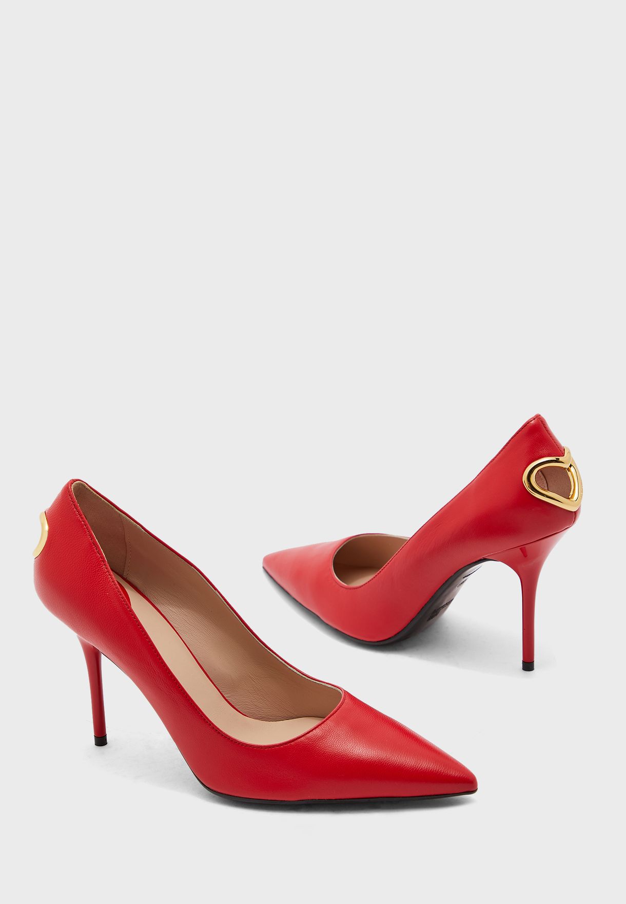 Buy Love Moschino red Pointed Toe Pump 
