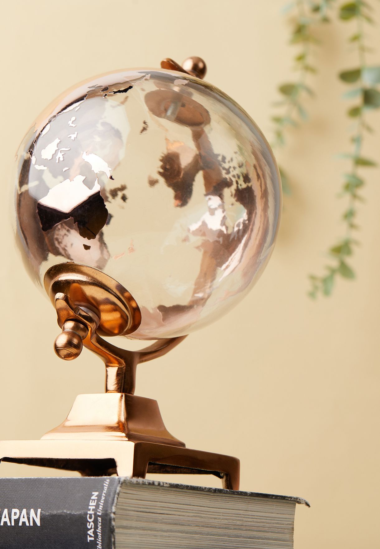 Copper Decorative Globe 9.5"