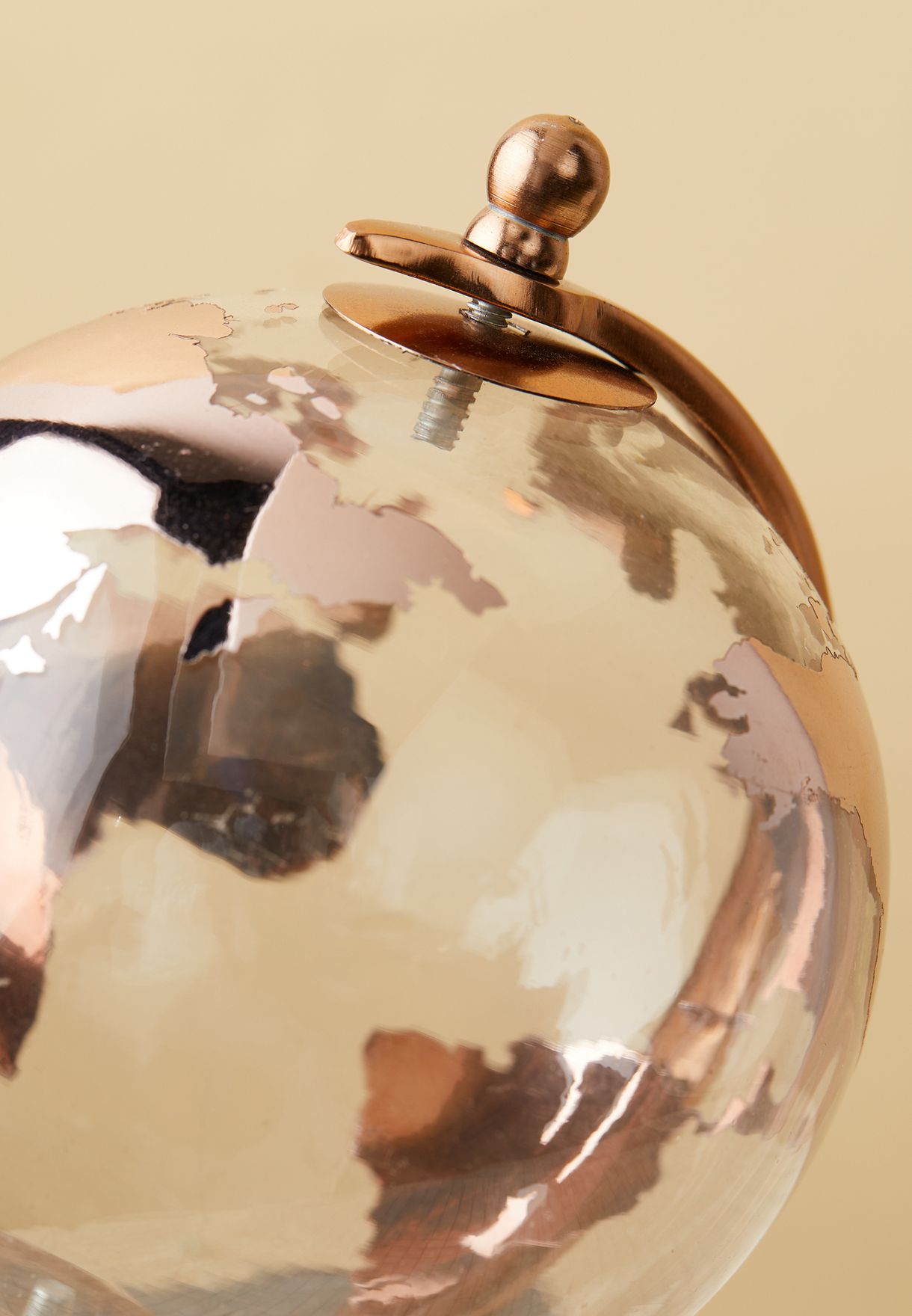 Copper Decorative Globe 9.5"