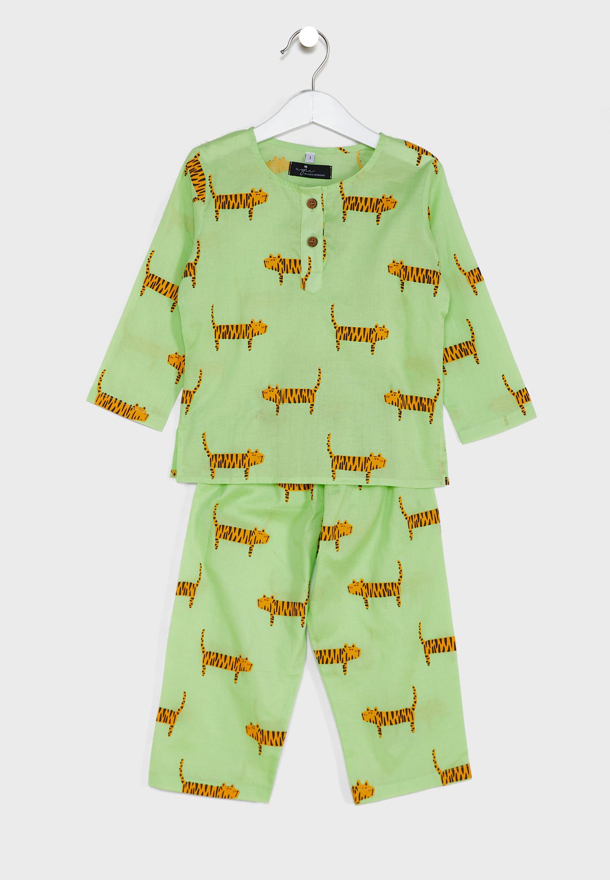 Kids Tiger Print Pyjama Set