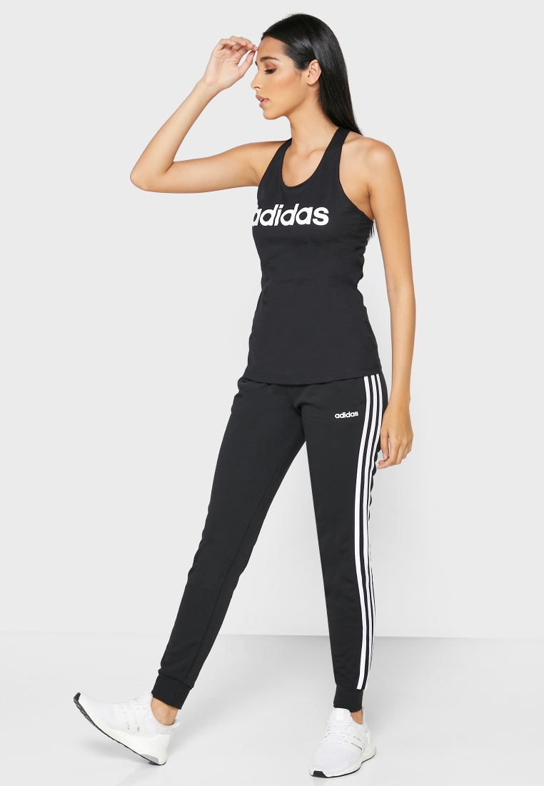 Buy adidas black 3 Stripes Essentials Sports Women&#39;s Jogger for Kids in MENA, Worldwide