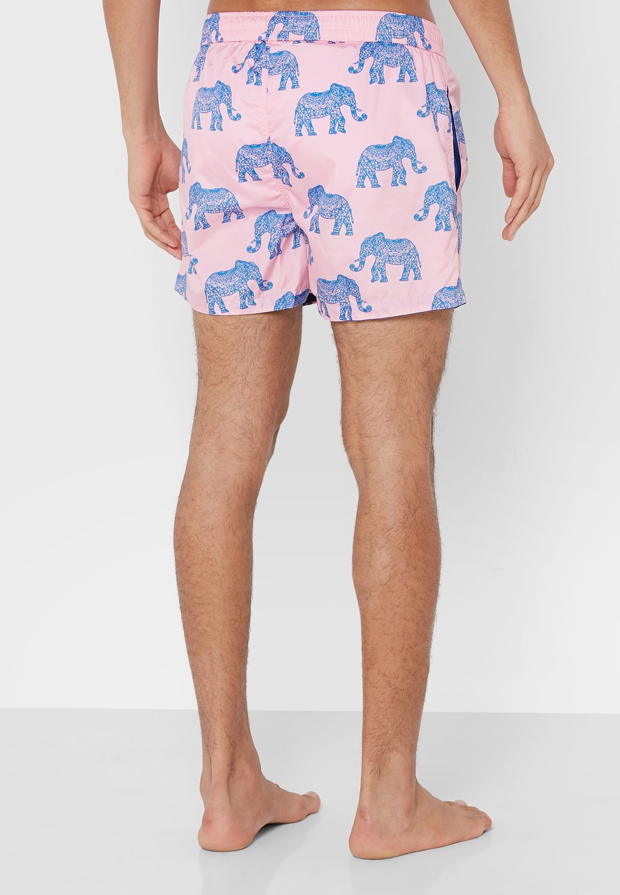 Elephant Printed Swim Shorts