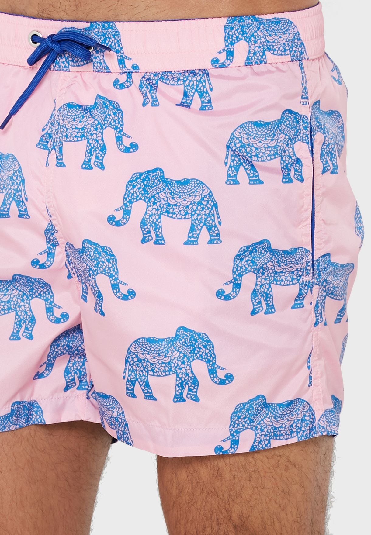 Elephant Printed Swim Shorts