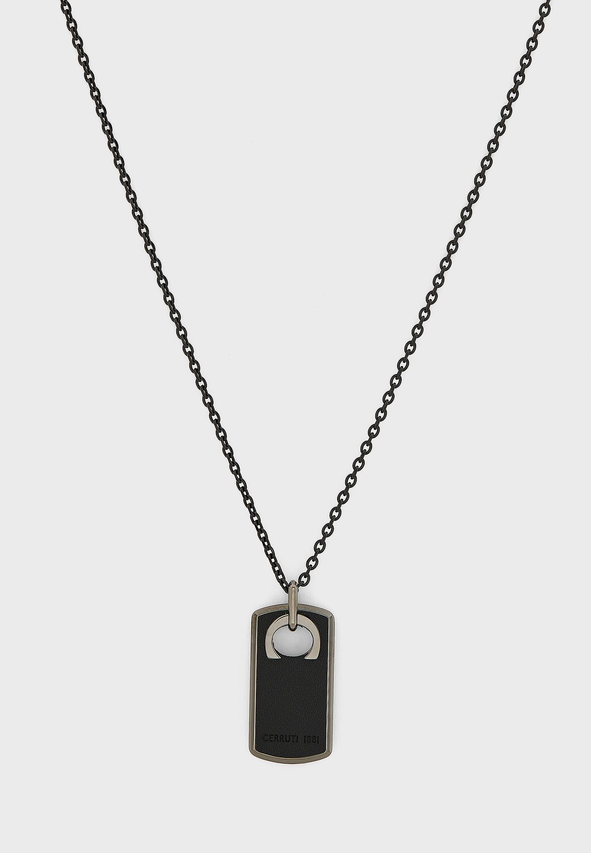 Ciagn2214101 Tag Pendant Necklace