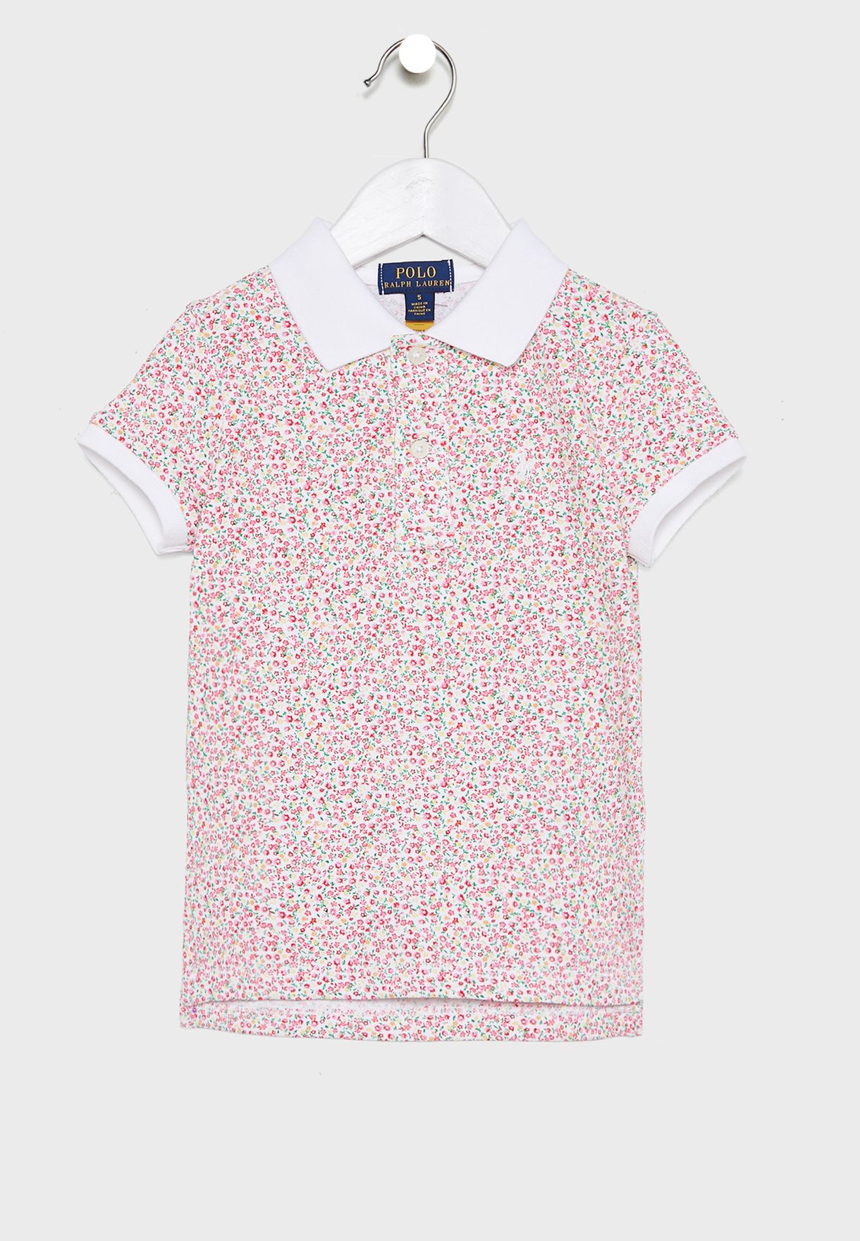 floral polo for kids