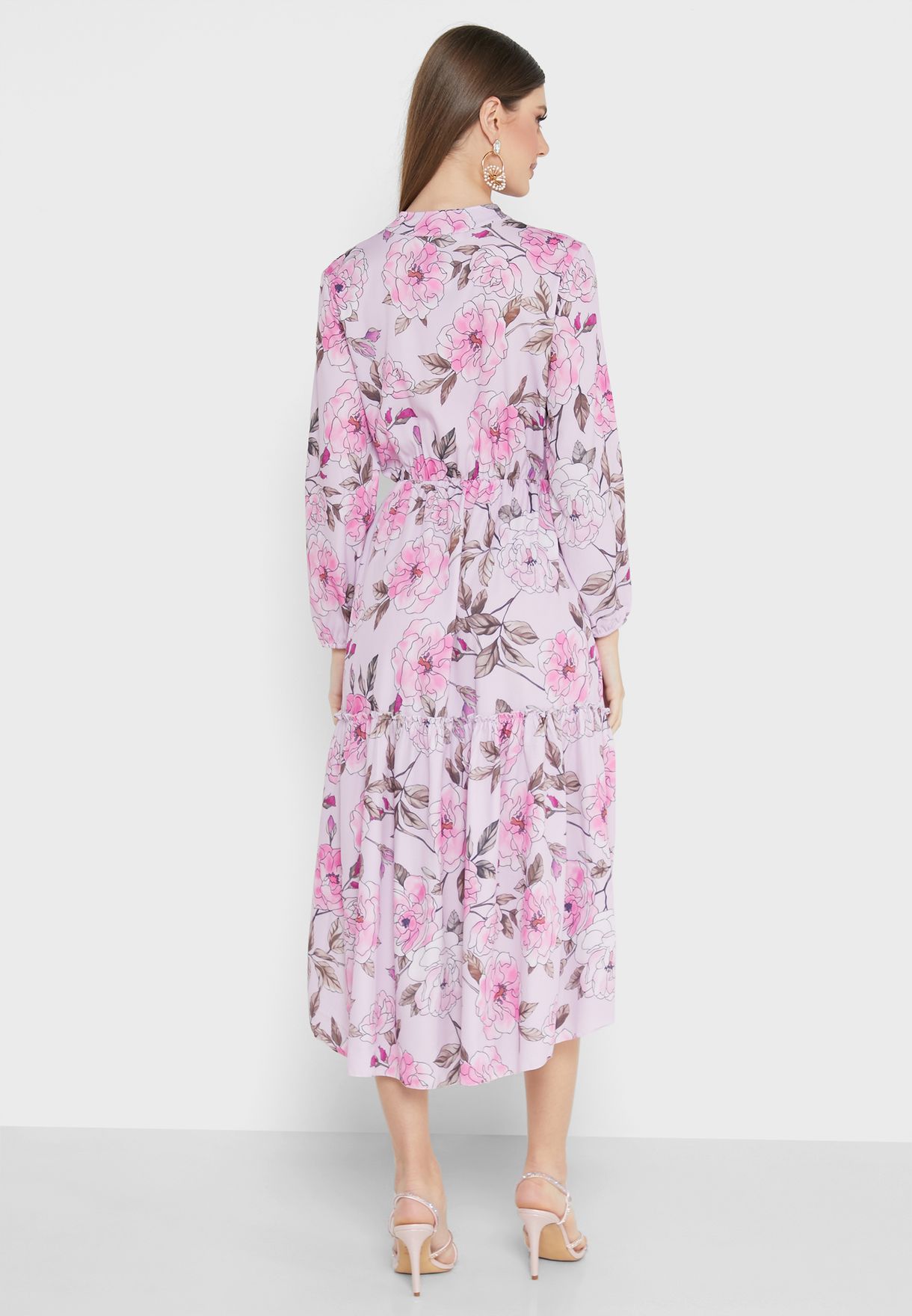 Tiered Detailed Maxi Dress