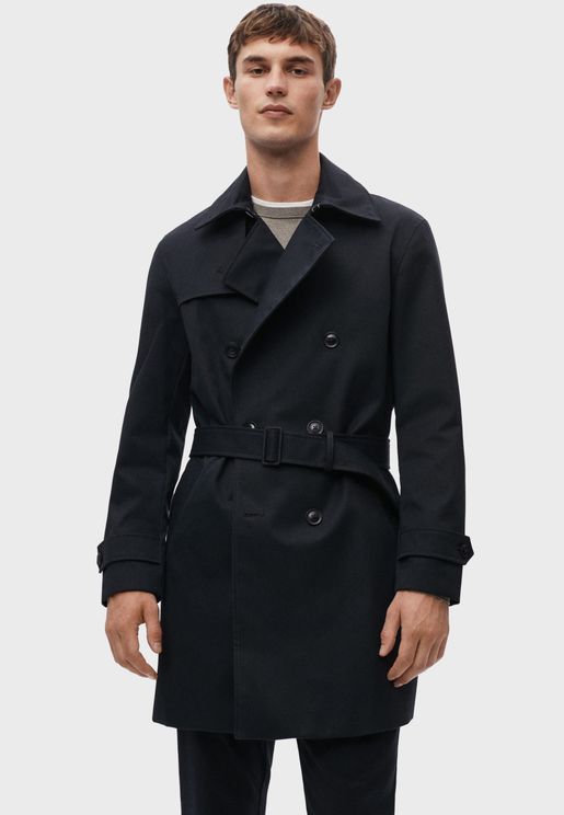 hudson bay mens trench coat