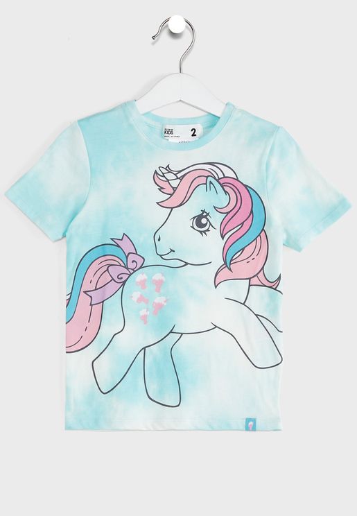 Kids Unicorn Tie Dye T-Shirt