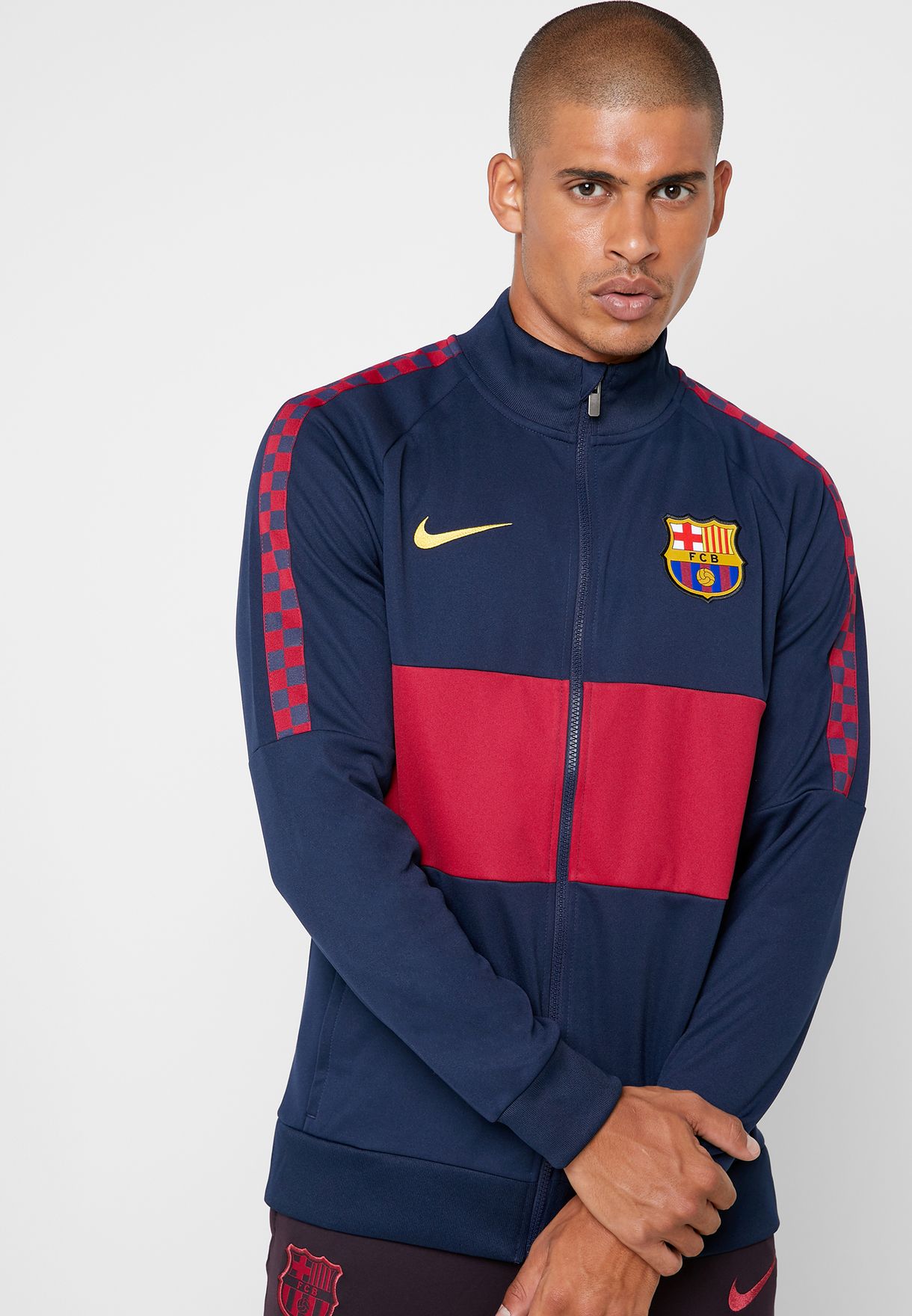 Buy Nike navy FC Barcelona I96 Jacket for Men in Manama, Riffa