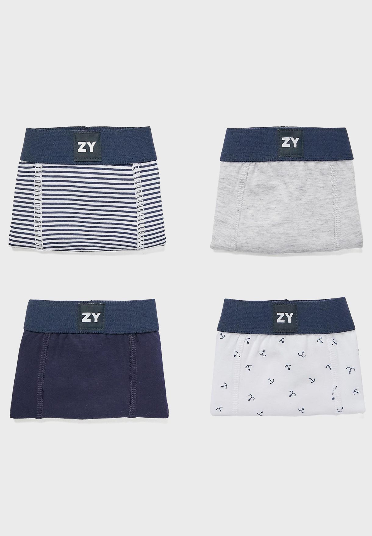 Kids 4 Pack Assorted Shorts