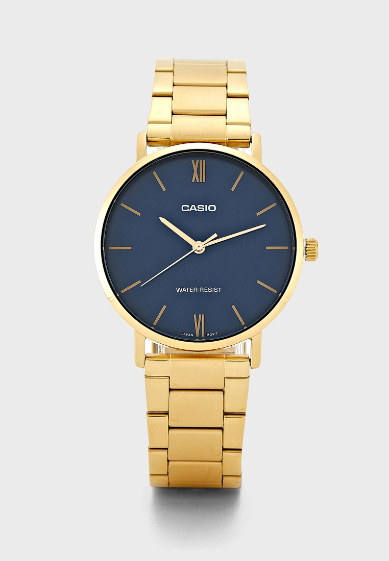 Buy Casio gold Mtp-Vt01G-2Budf Analog Watch for Men in Riyadh,