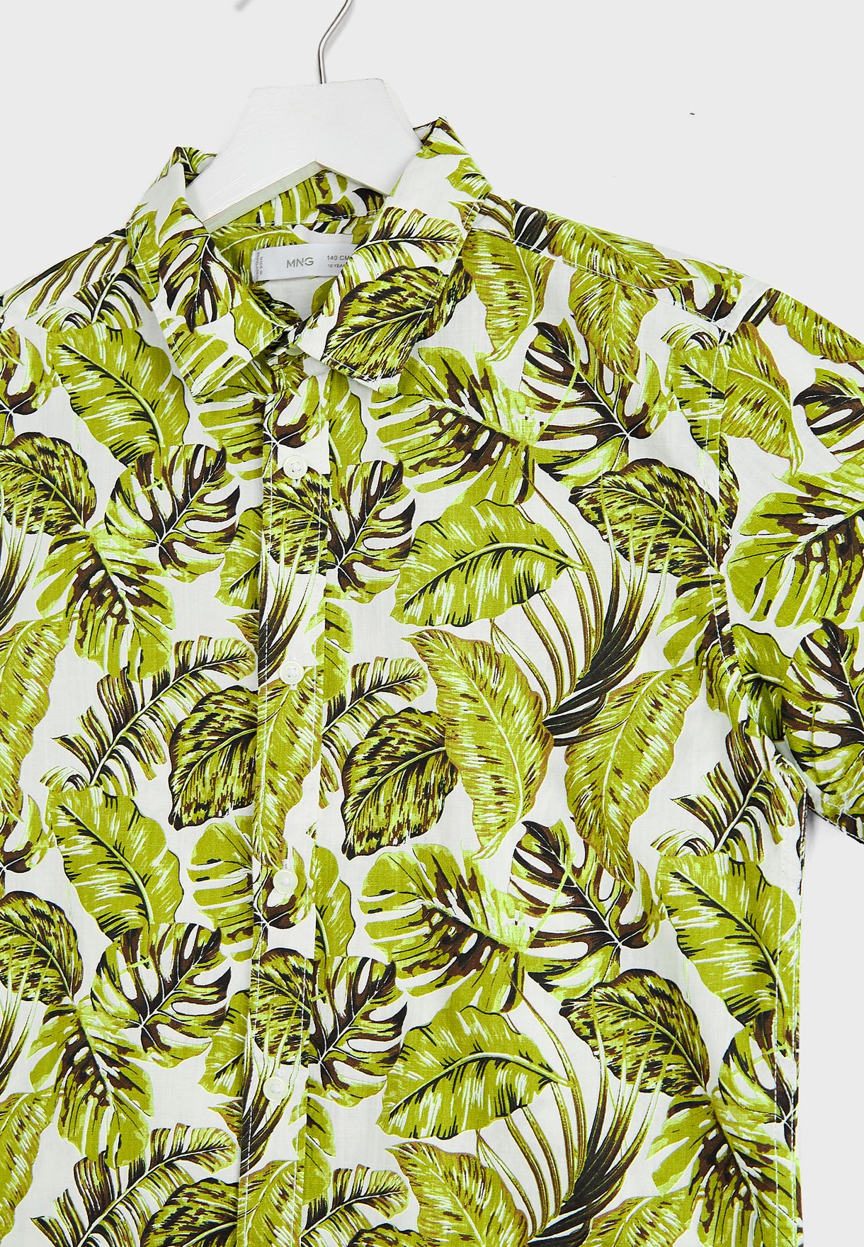 Kids Leaf Print Shirt
