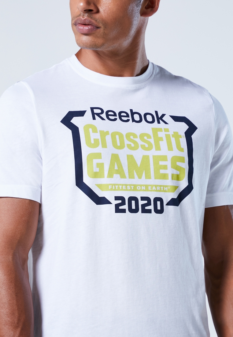 Buy Reebok white Games Crest T-Shirt for Kids in MENA, Worldwide