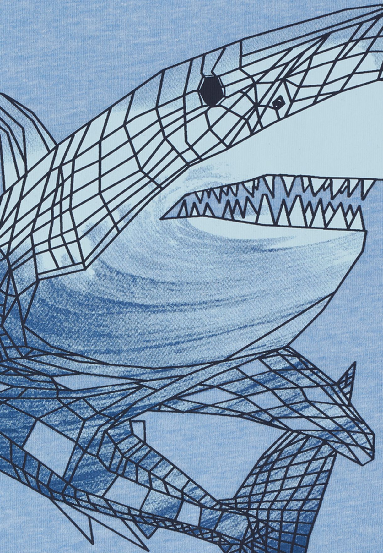 Kids Shark Print Vest