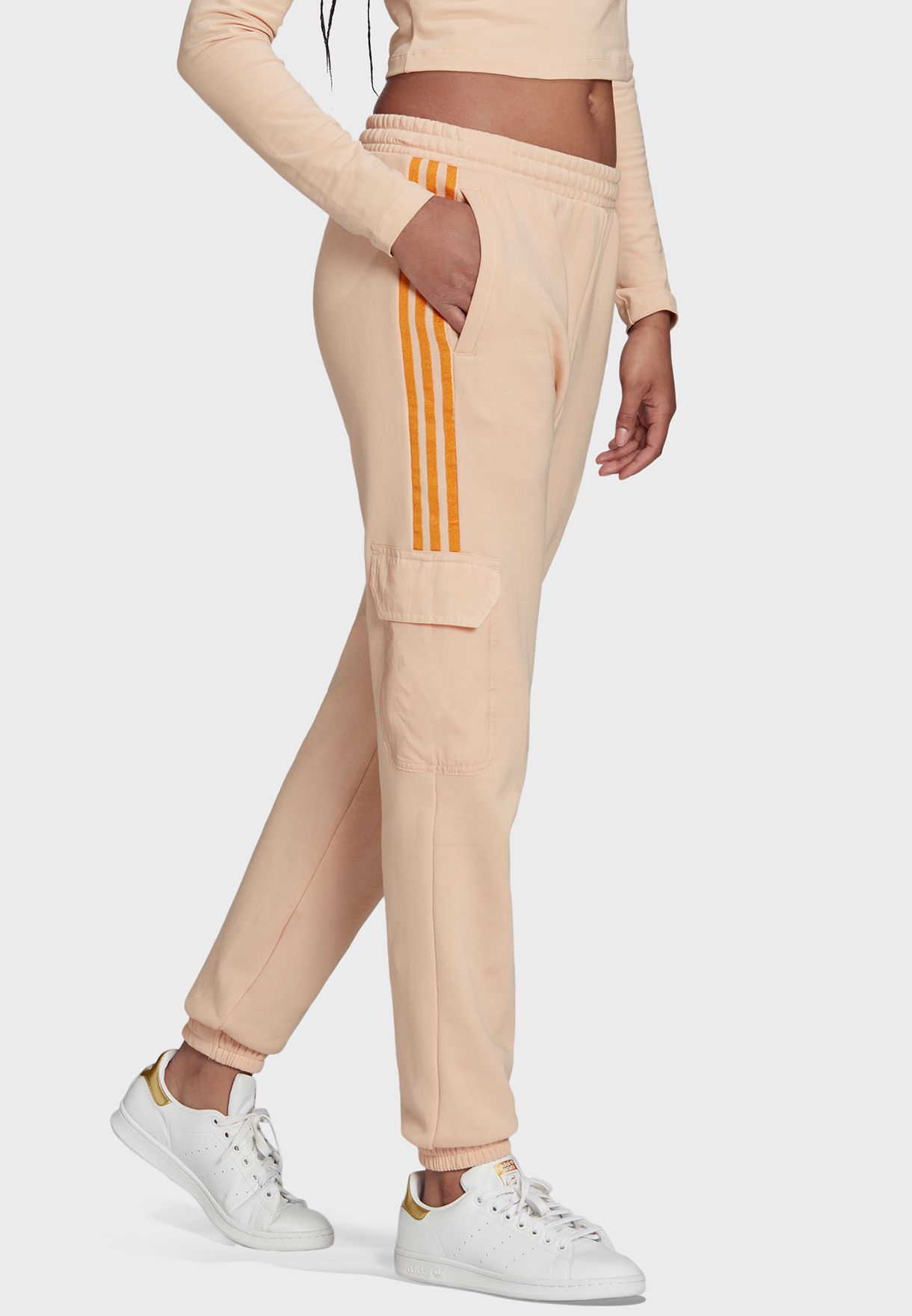 Cuffed Cargo Sweatpants