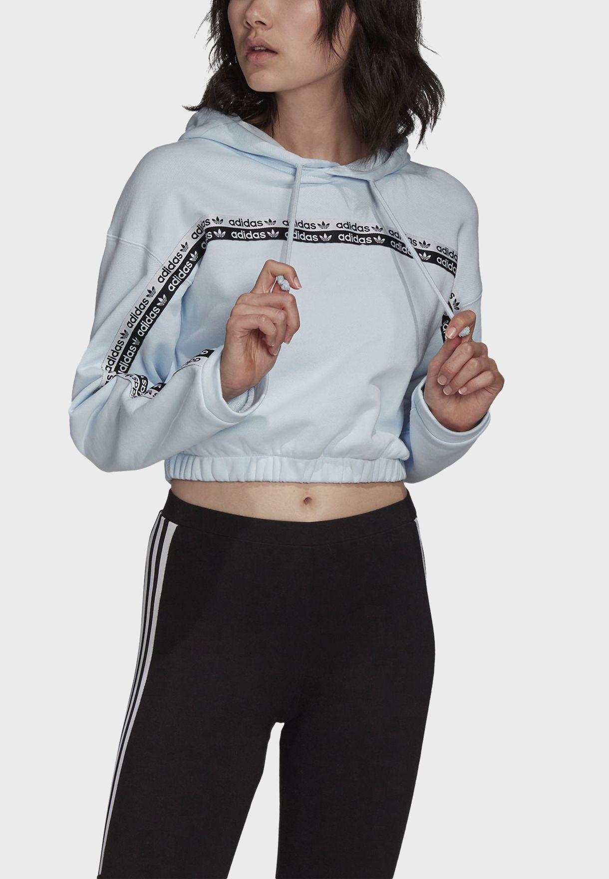 womens adidas cropped sweatshirt
