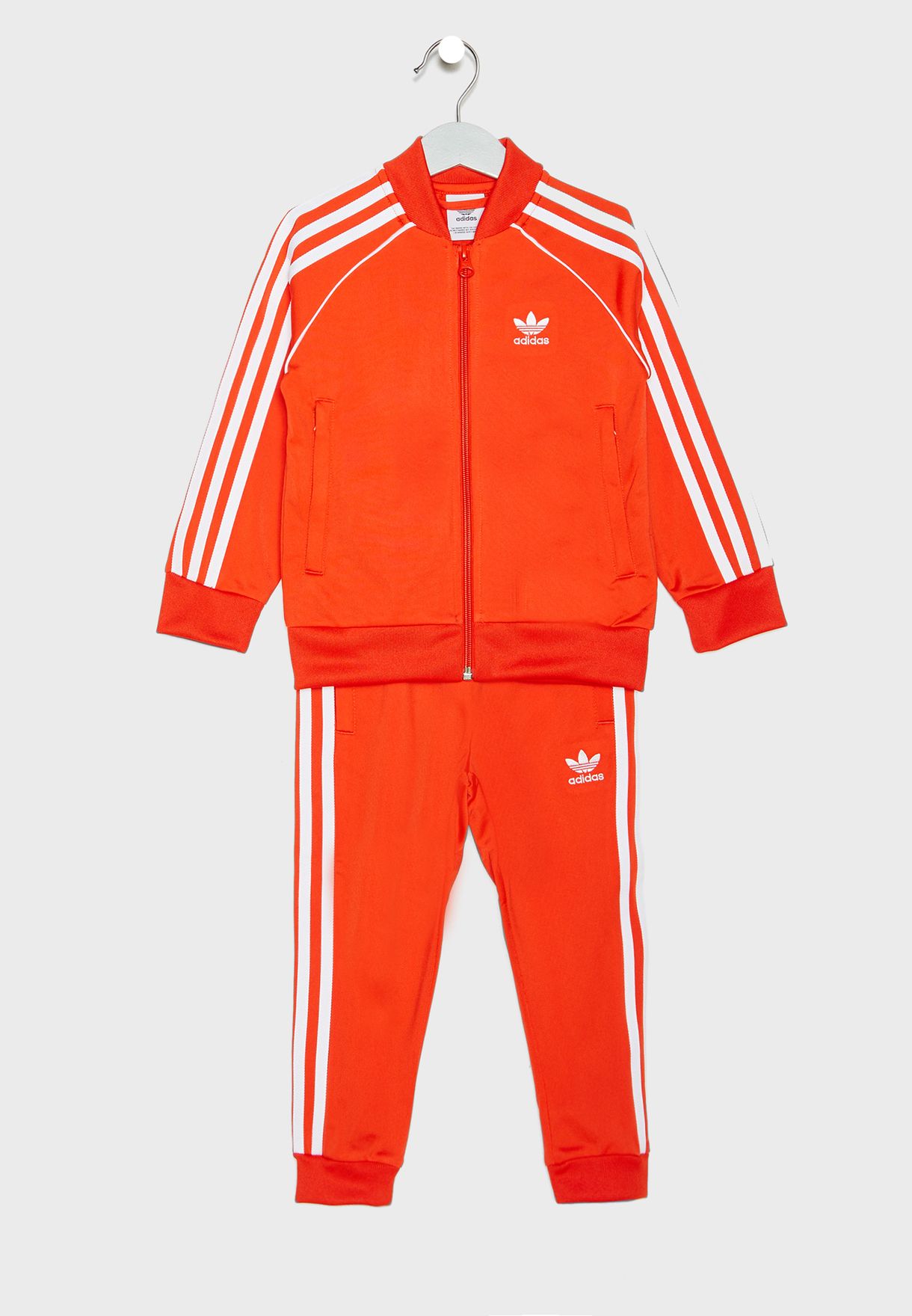 adidas orange track suit