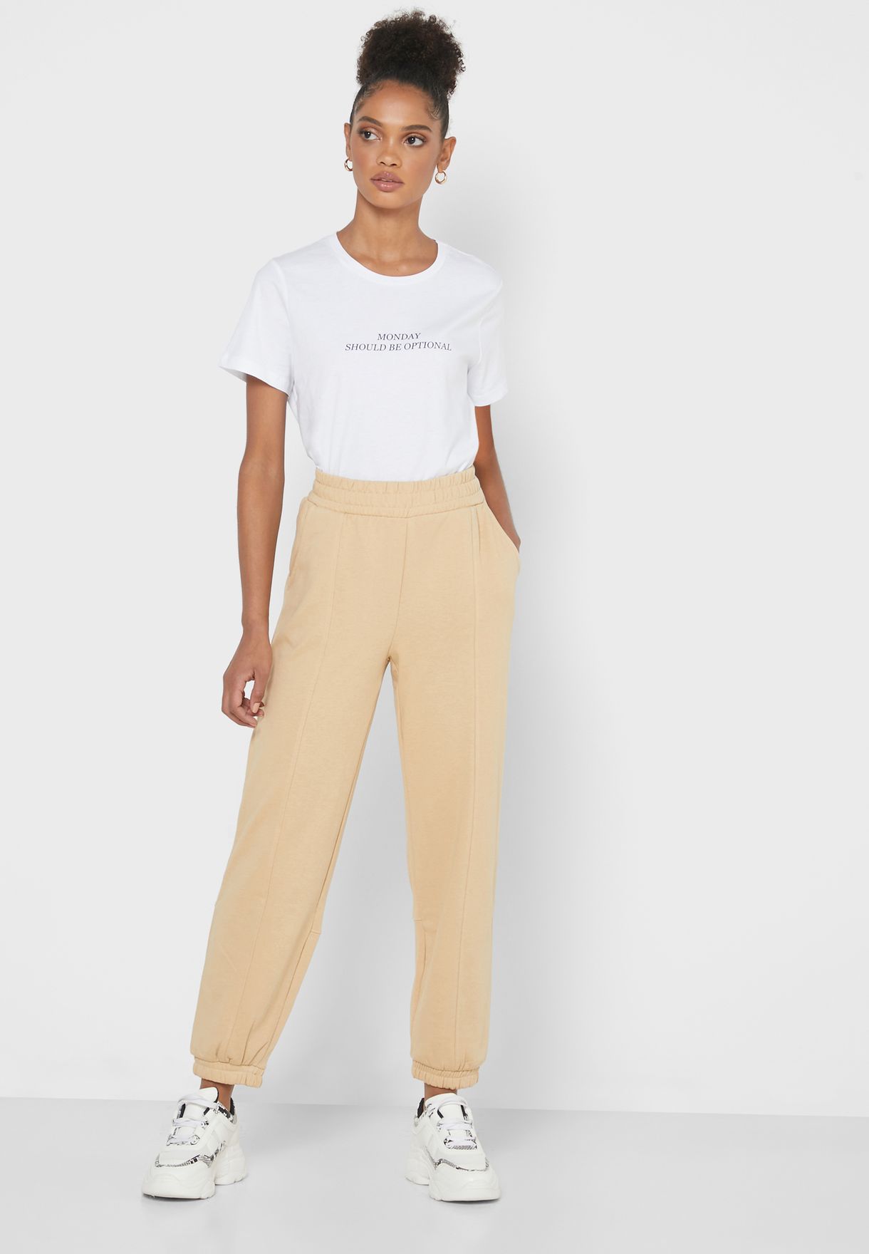 ruched sweatpants