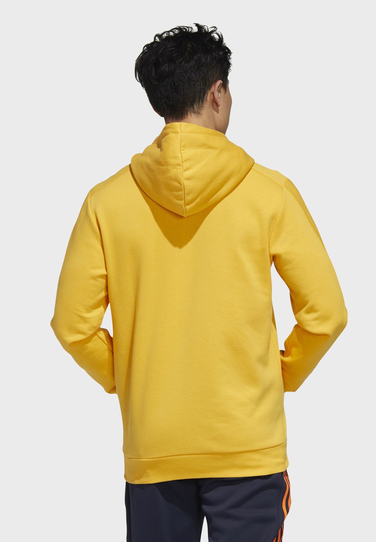 essentials hoodie yellow