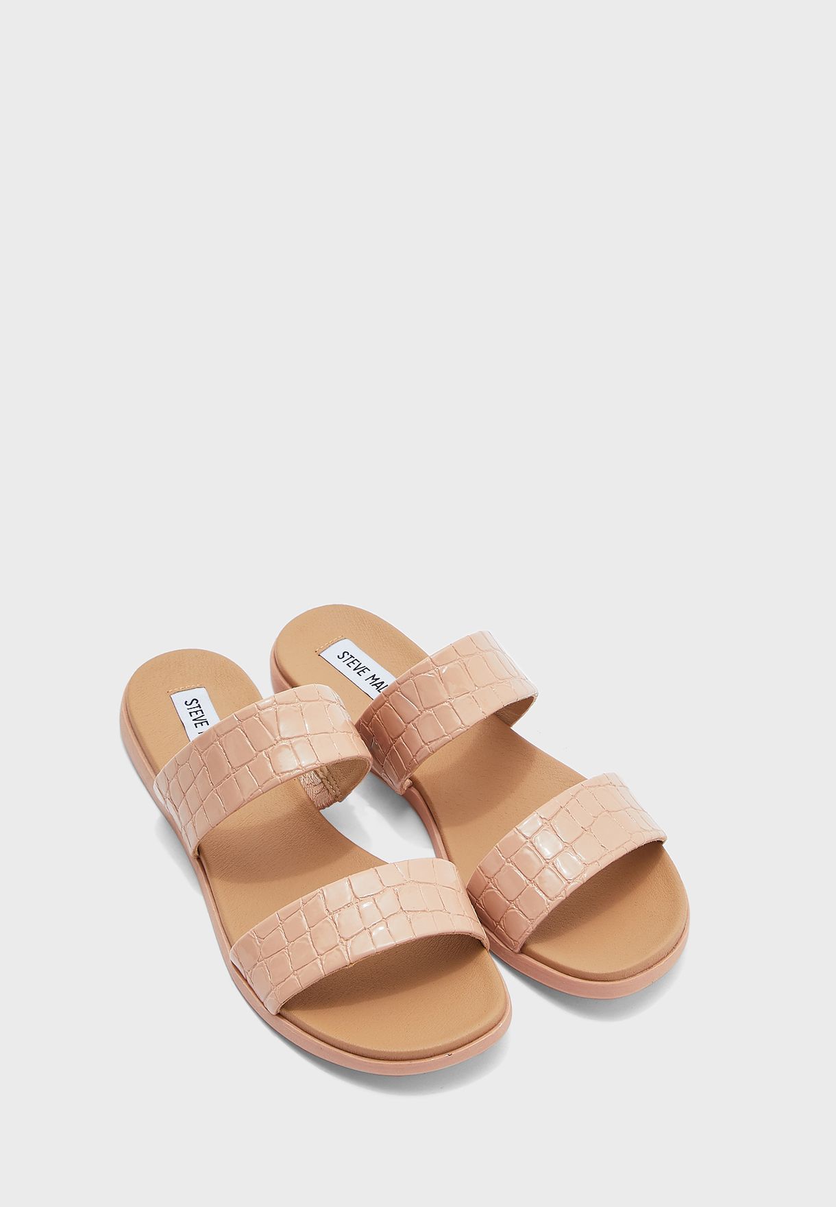 steve madden dual slide sandal
